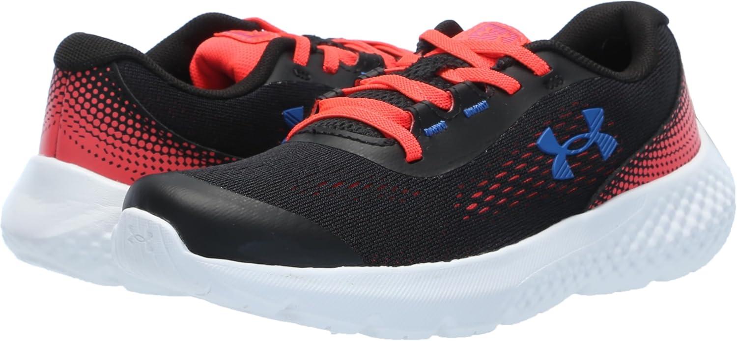 imageUnder Armour Kids Pre School Rogue 4 Running Shoe004 BlackBetaTech Blue
