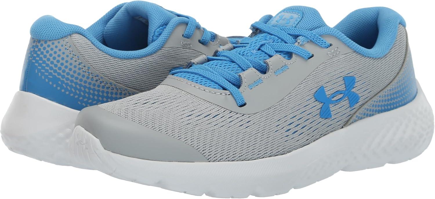 imageUnder Armour Kids Pre School Rogue 4 Running Shoe100 Mod GrayViral BlueViral Blue