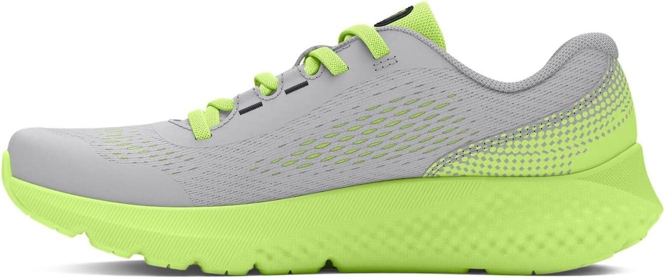 imageUnder Armour Kids Pre School Rogue 4 Running Shoe101 Mod GrayMorph GreenBlack