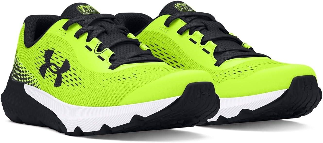 imageUnder Armour Kids Pre School Rogue 4 Running Shoe300 High Vis YellowBlackBlack