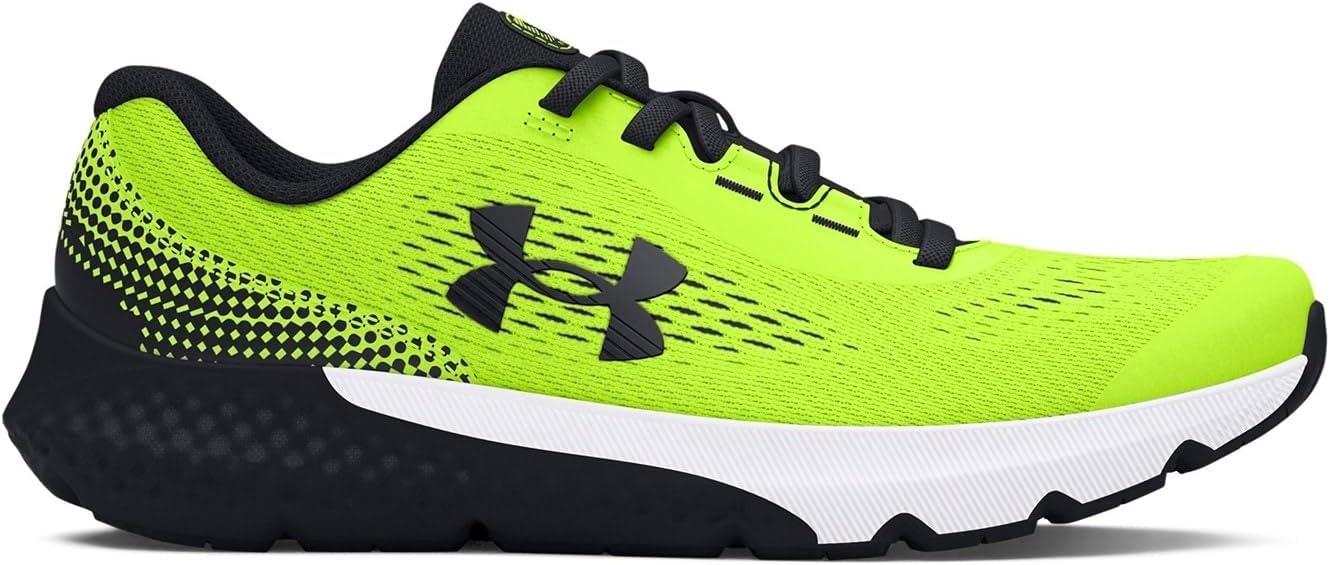 imageUnder Armour Kids Pre School Rogue 4 Running Shoe300 High Vis YellowBlackBlack