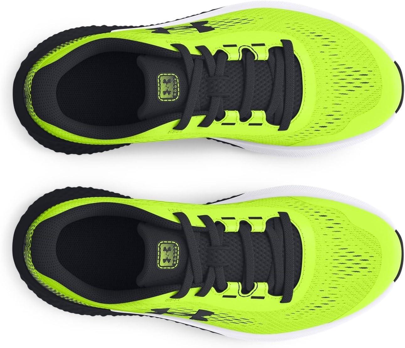 imageUnder Armour Kids Pre School Rogue 4 Running Shoe300 High Vis YellowBlackBlack