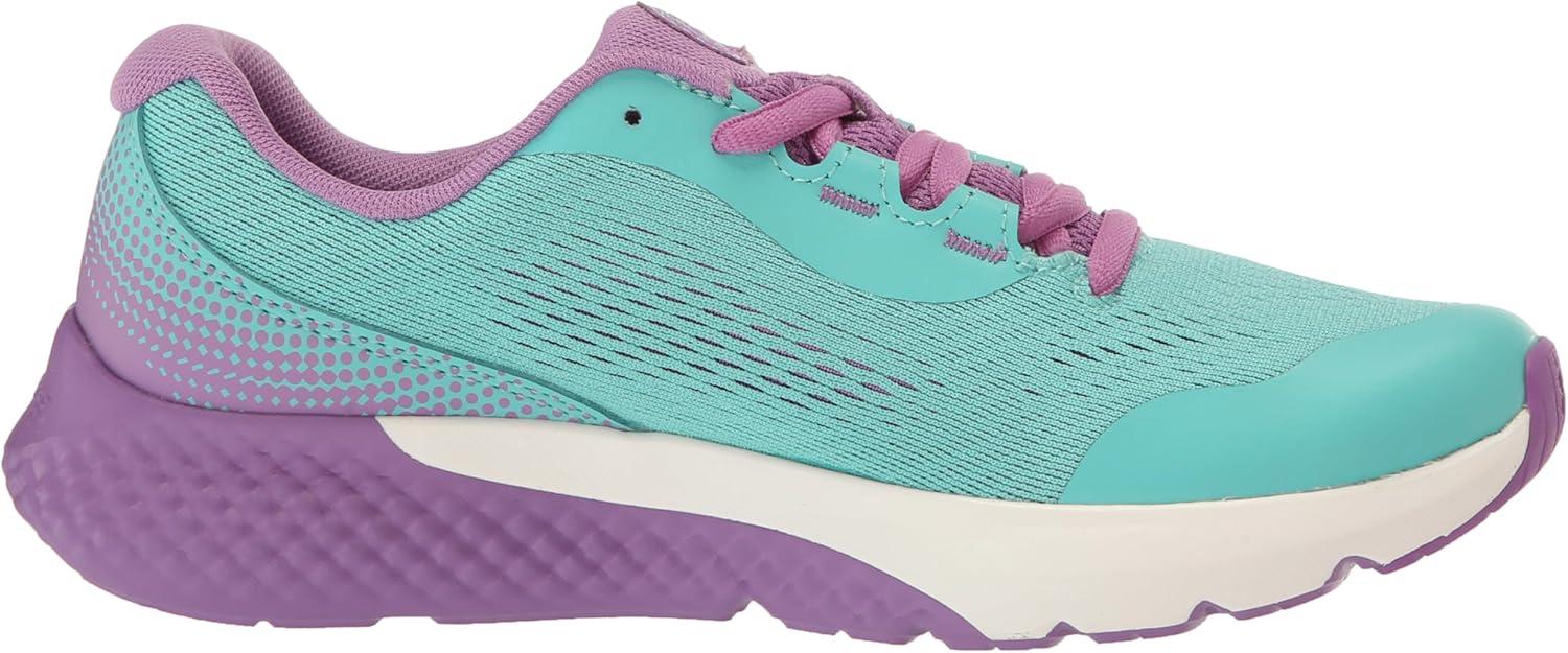 imageUnder Armour Kids Pre School Rogue 4 Running Shoe300 Radial TurquoiseProvence PurpleMetallic Provence Purple