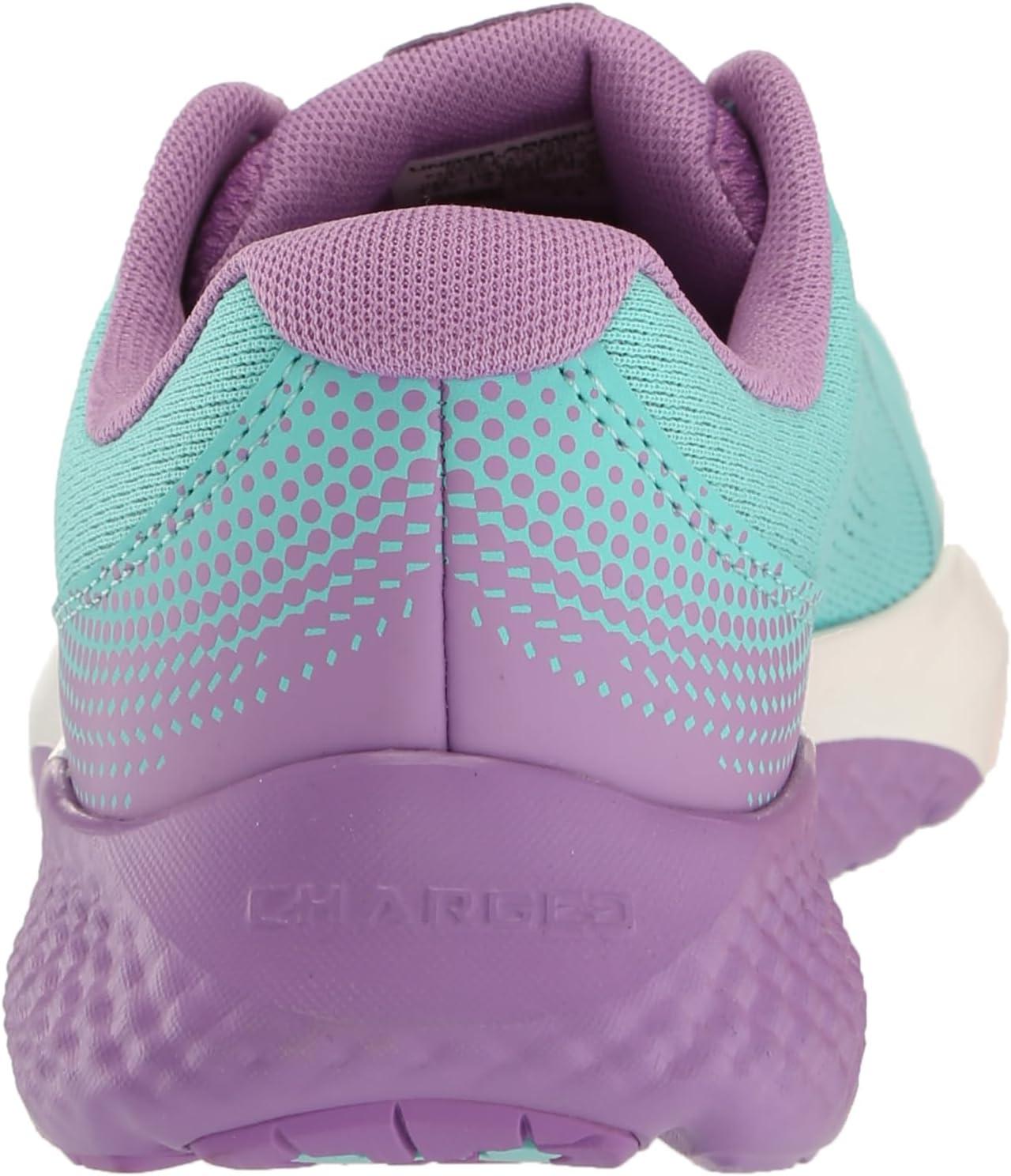 imageUnder Armour Kids Pre School Rogue 4 Running Shoe300 Radial TurquoiseProvence PurpleMetallic Provence Purple