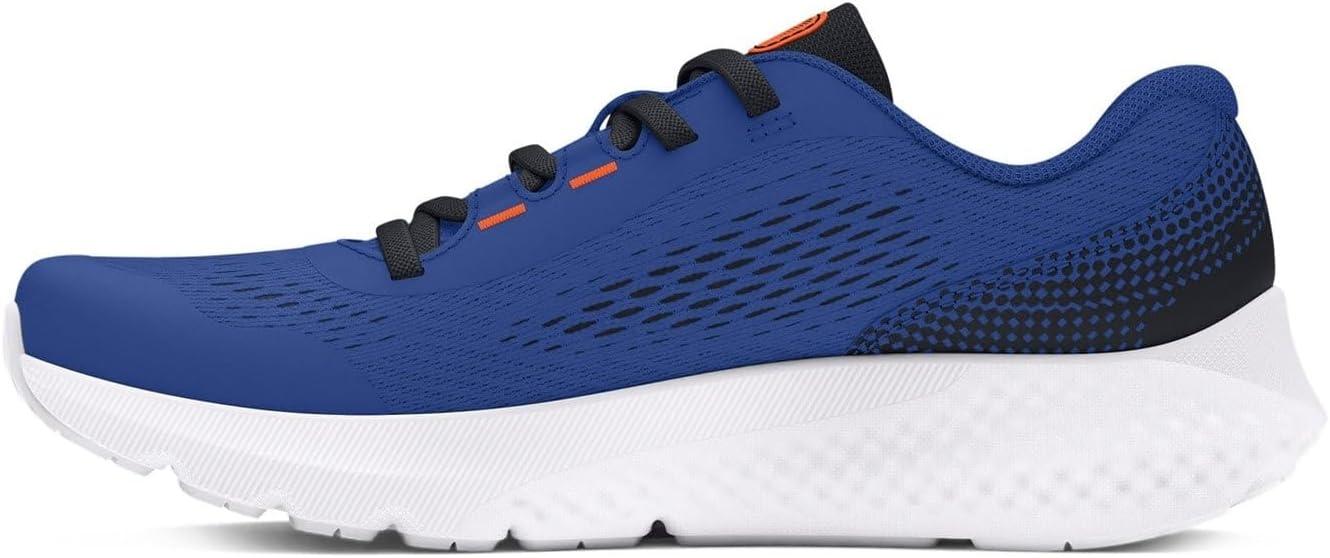 imageUnder Armour Kids Pre School Rogue 4 Running Shoe400 Tech BlueBlackOrange Blast