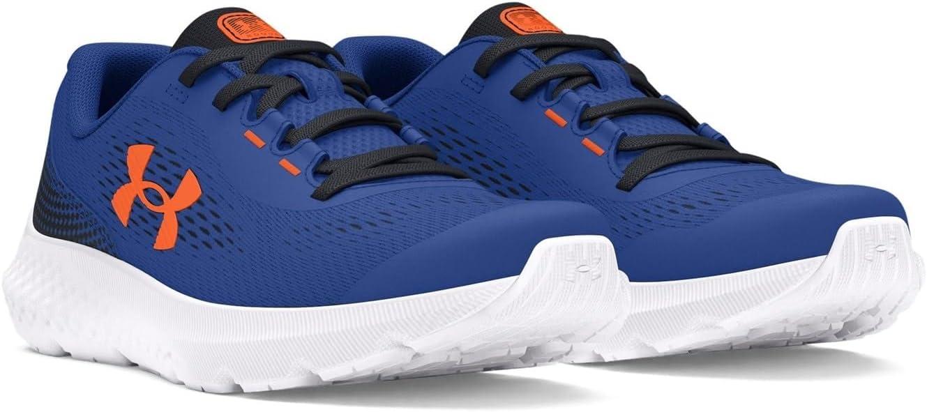 imageUnder Armour Kids Pre School Rogue 4 Running Shoe400 Tech BlueBlackOrange Blast