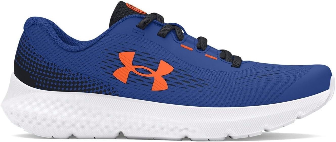 imageUnder Armour Kids Pre School Rogue 4 Running Shoe400 Tech BlueBlackOrange Blast