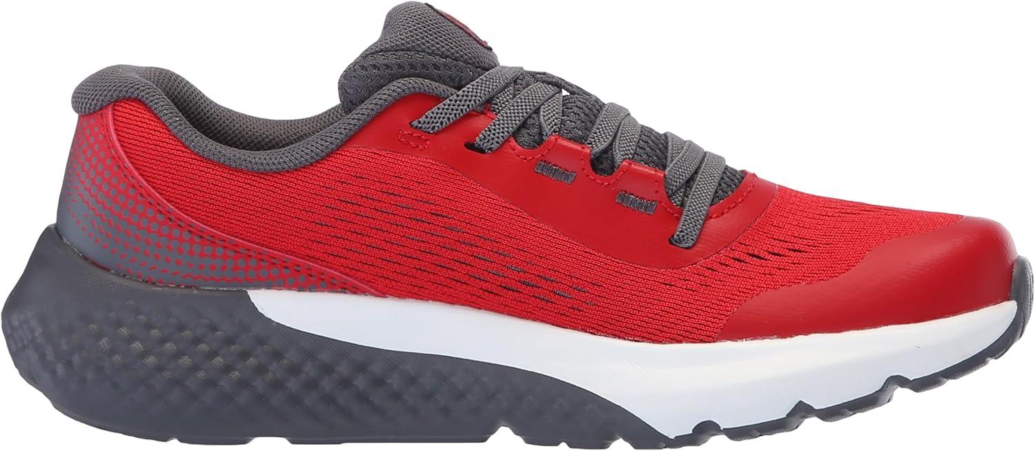 imageUnder Armour Kids Pre School Rogue 4 Running Shoe600 RedCastlerockWhite