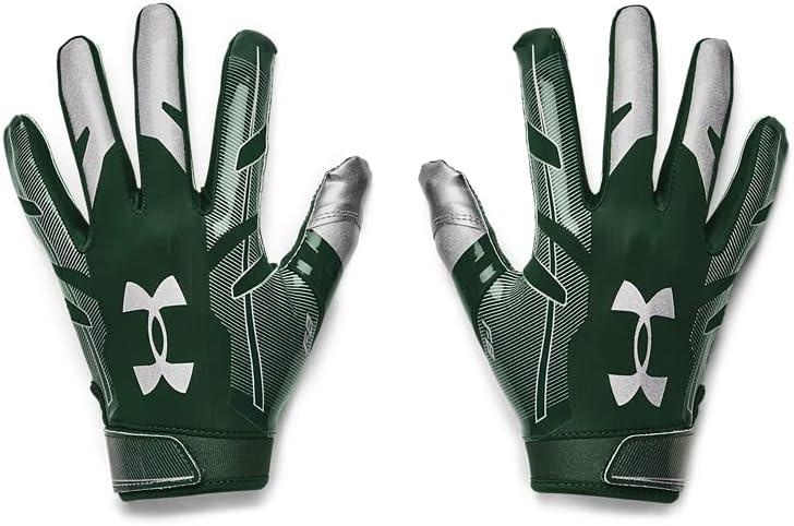imageUnder Armour Mens F8 Football Gloves301  Forest Green  Metallic Silver