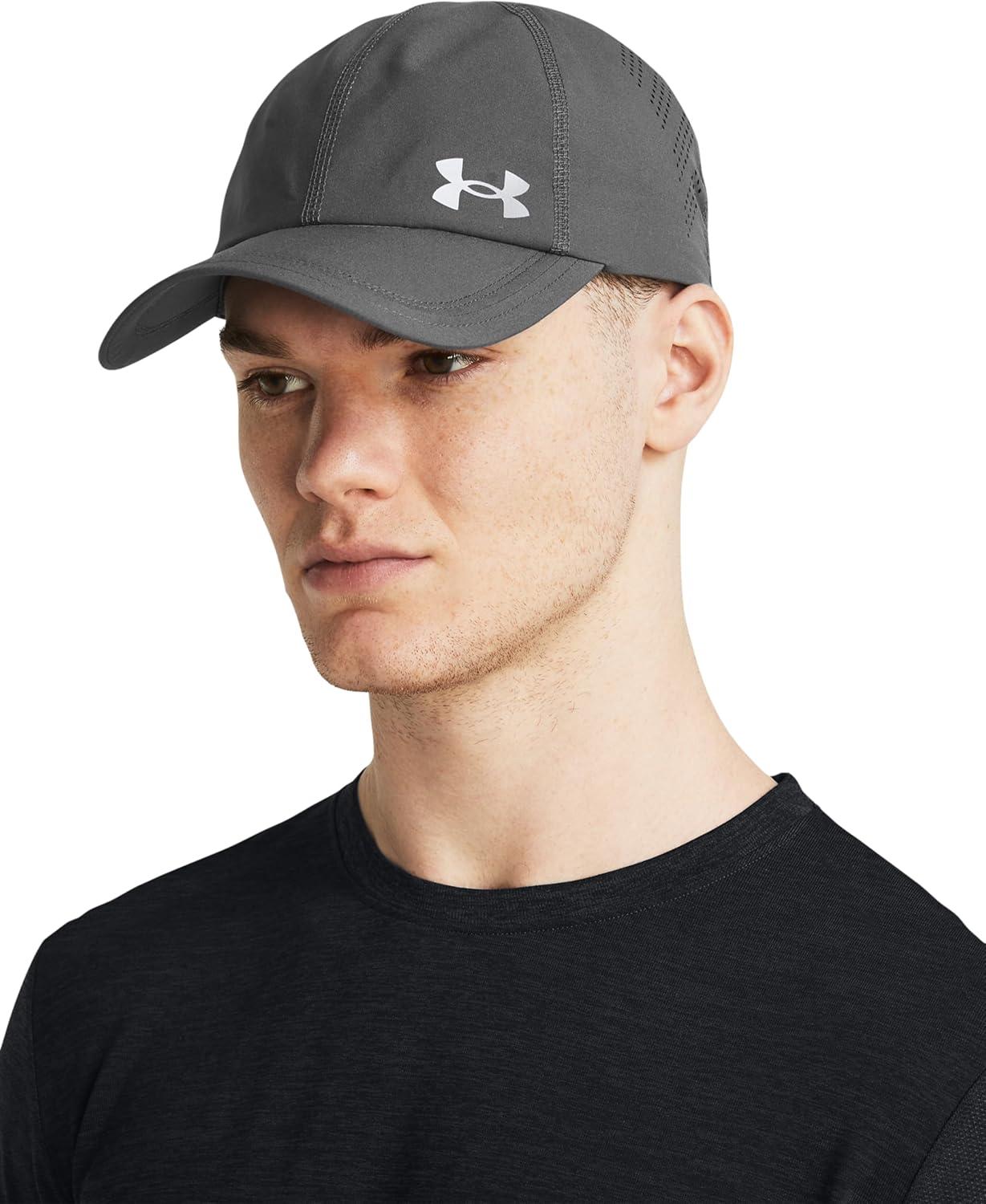 imageUnder Armour Mens Isochill Launch Run Adjustable Hat025 Castlerock  Castlerock  Reflective