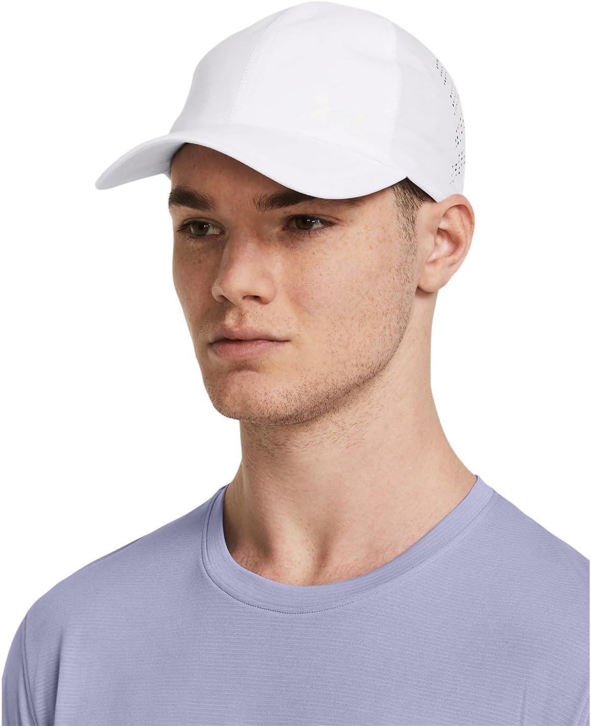 imageUnder Armour Mens Isochill Launch Run Adjustable Hat100 White  White  Reflective