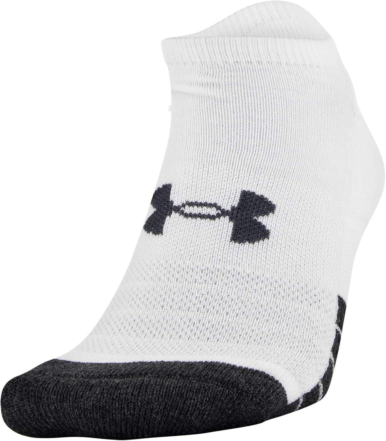 imageUnder Armour Performance Tech No Show Socks MultipairsWhite 6pairs