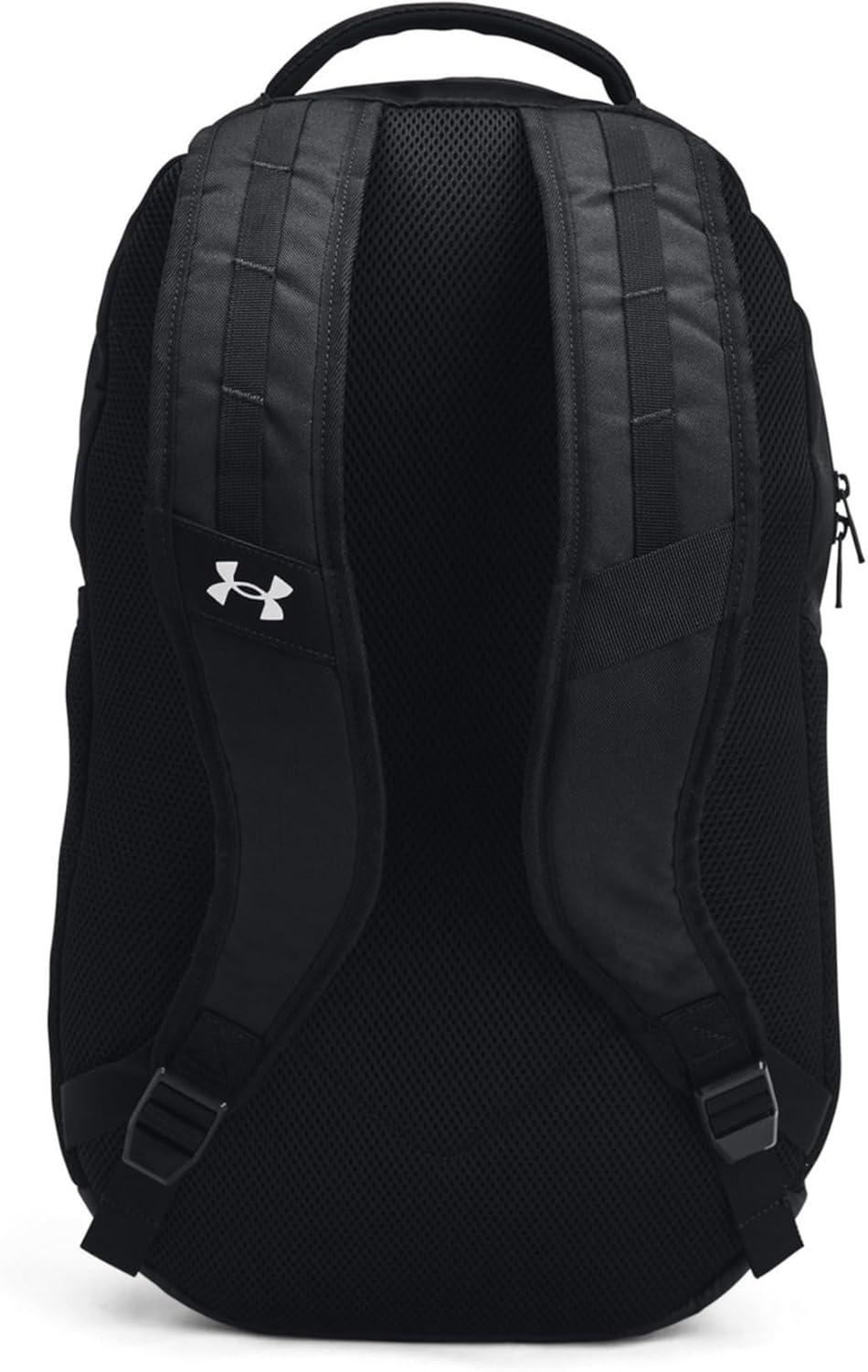 imageUnder Armour UnisexAdult Hustle 60 Backpack 001 BlackBlackMetallic Gold One Size Fits Most002 Black  Black  White