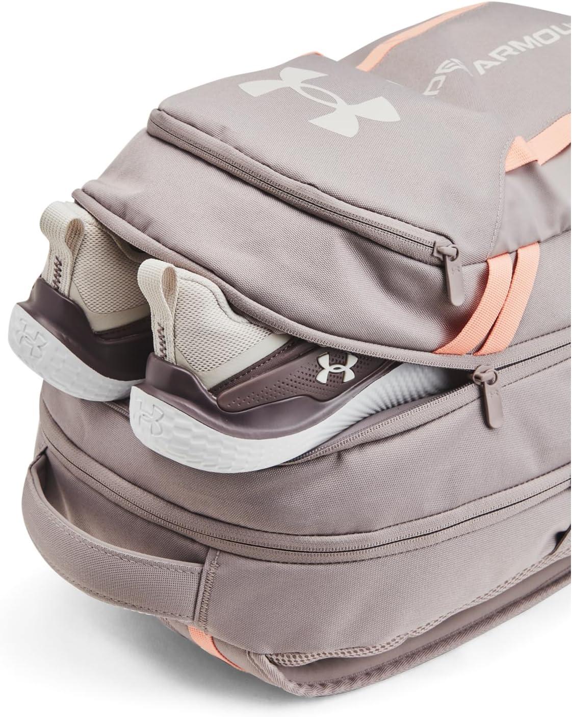 imageUnder Armour UnisexAdult Hustle 60 Backpack 001 BlackBlackMetallic Gold One Size Fits Most015 Tetra Gray  Tetra Gray  Gray Matter