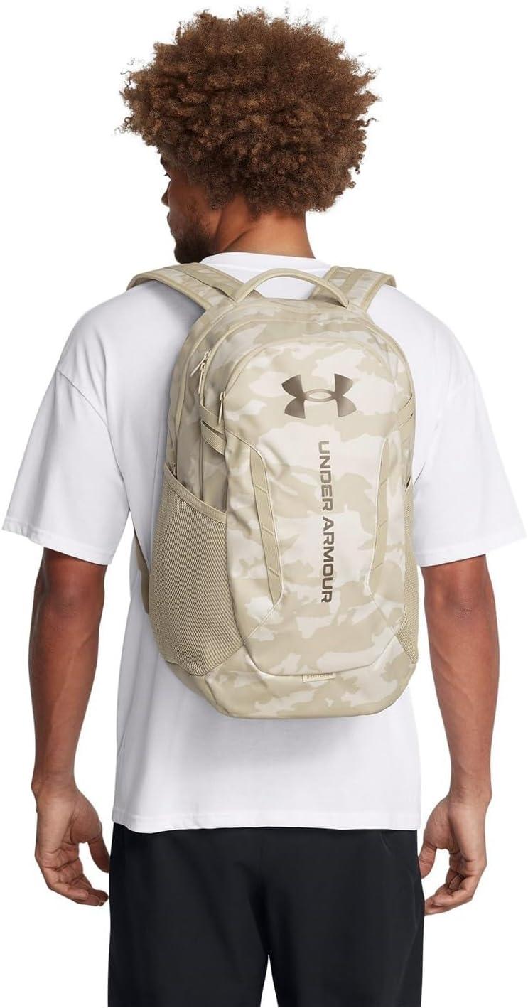 imageUnder Armour UnisexAdult Hustle 60 Backpack 001 BlackBlackMetallic Gold One Size Fits Most110 Summit White   Taupe Dusk