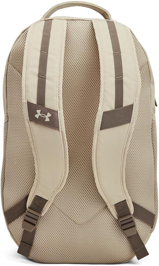 imageUnder Armour UnisexAdult Hustle 60 Backpack 001 BlackBlackMetallic Gold One Size Fits Most289 Khaki Base  Khaki Base  Taupe Dusk