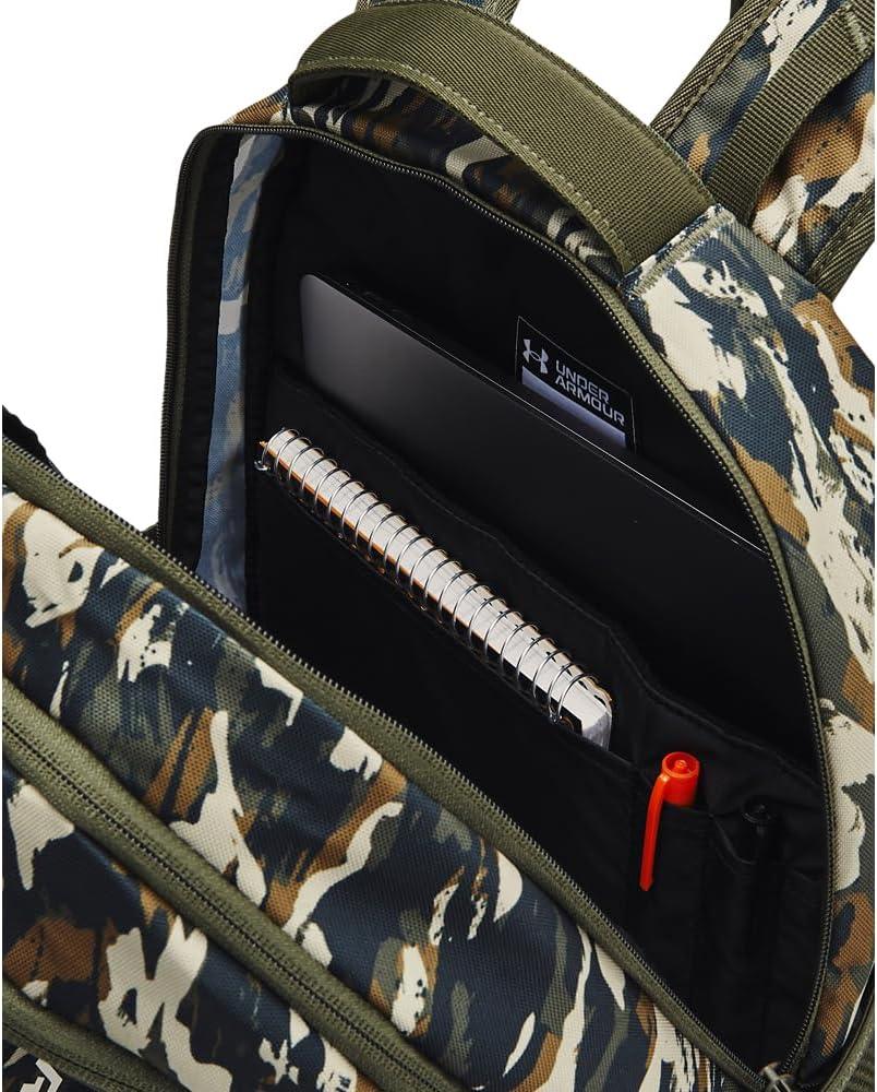 imageUnder Armour UnisexAdult Hustle 60 Backpack 001 BlackBlackMetallic Gold One Size Fits Most390 Marine Od Green   Summit White