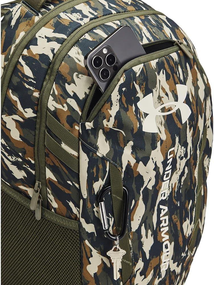 imageUnder Armour UnisexAdult Hustle 60 Backpack 001 BlackBlackMetallic Gold One Size Fits Most390 Marine Od Green   Summit White