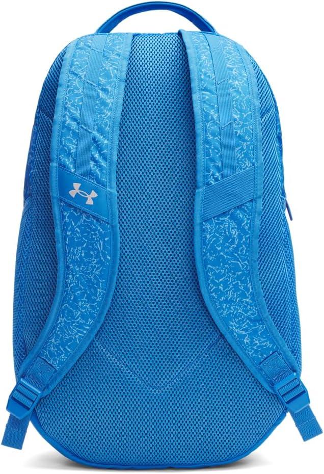 imageUnder Armour UnisexAdult Hustle 60 Backpack 001 BlackBlackMetallic Gold One Size Fits Most402 Blue Atlantis  Blue Atlantis  Metallic Silver