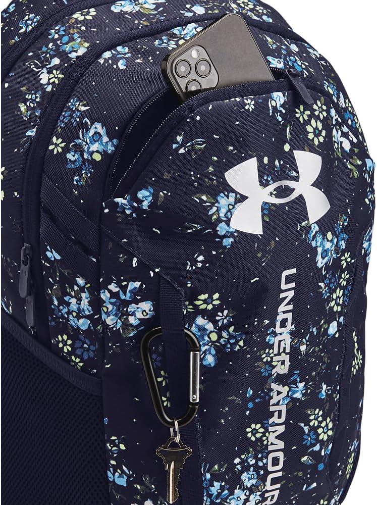 imageUnder Armour UnisexAdult Hustle 60 Backpack 001 BlackBlackMetallic Gold One Size Fits Most410 Midnight Navy  Midnight Navy  Metallic Silver