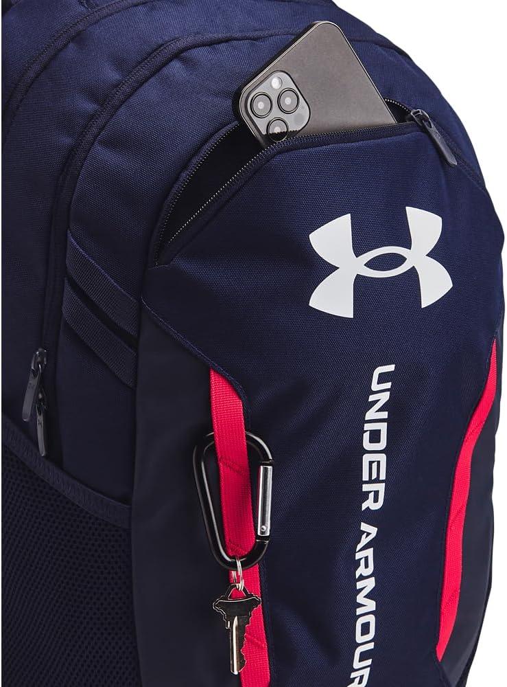 imageUnder Armour UnisexAdult Hustle 60 Backpack 001 BlackBlackMetallic Gold One Size Fits Most412 Midnight Navy  Midnight Navy  White