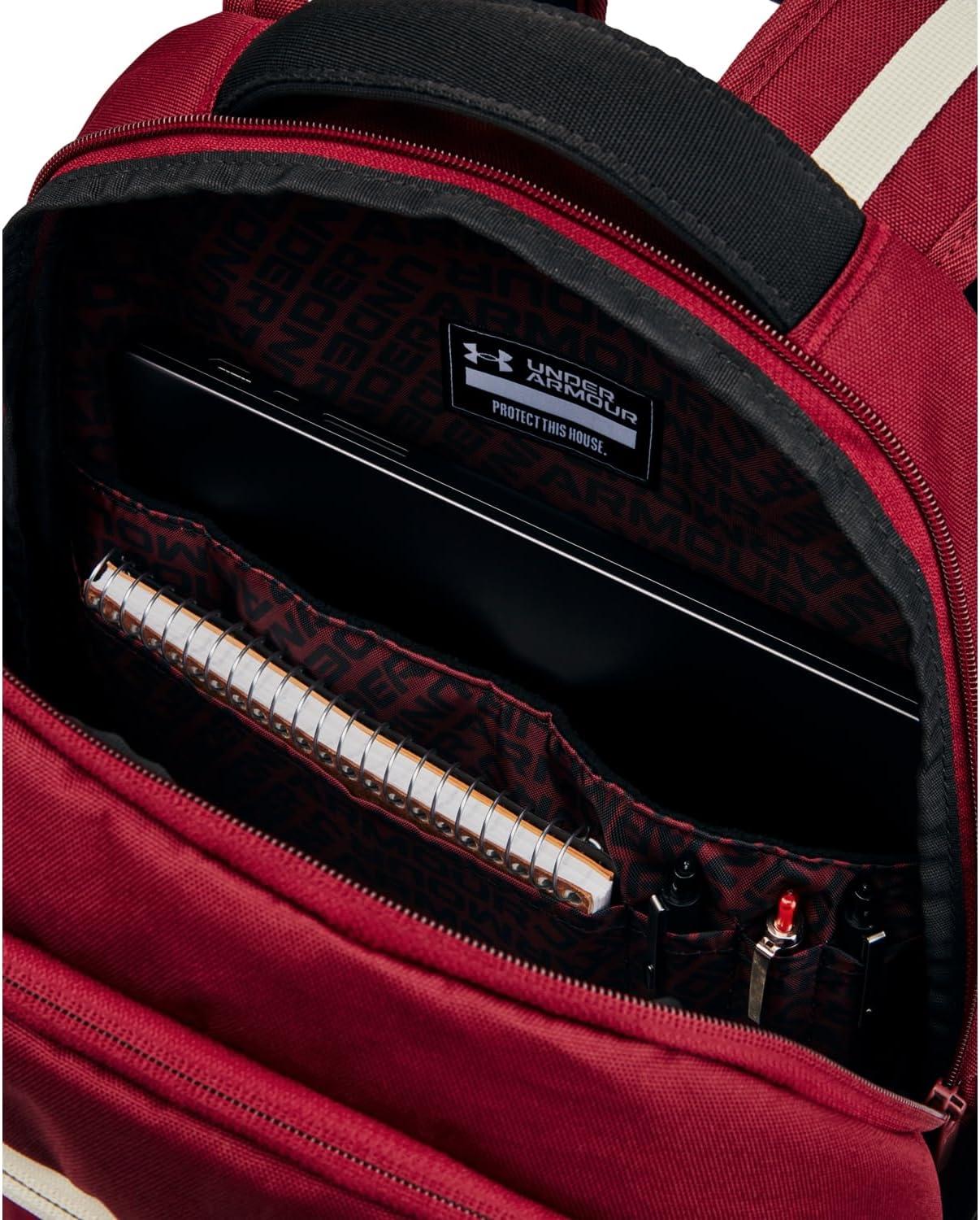 imageUnder Armour UnisexAdult Hustle 60 Backpack 001 BlackBlackMetallic Gold One Size Fits Most625 Cardinal  Cardinal  Black