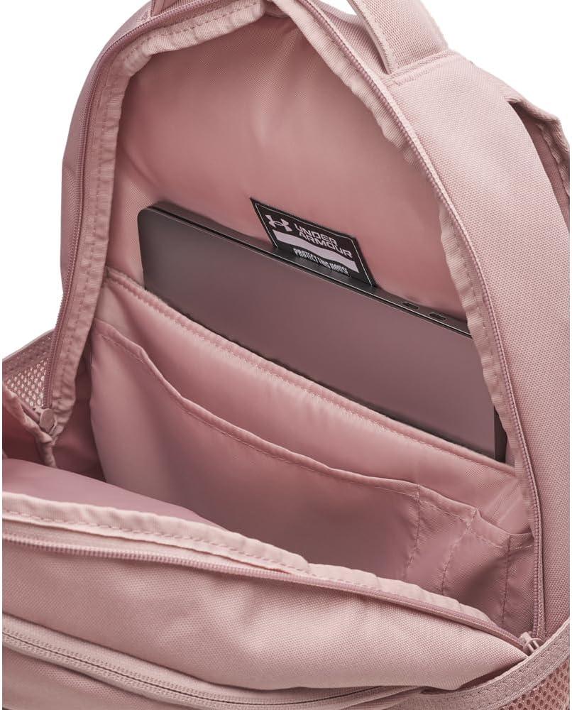imageUnder Armour UnisexAdult Hustle 60 Backpack 001 BlackBlackMetallic Gold One Size Fits Most673 Tourmaline Pink  Tourmaline Pink  Maroon Mist