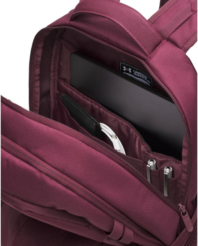 imageUnder Armour UnisexAdult Hustle 60 Backpack 001 BlackBlackMetallic Gold One Size Fits MostDark MaroonDark Maroon