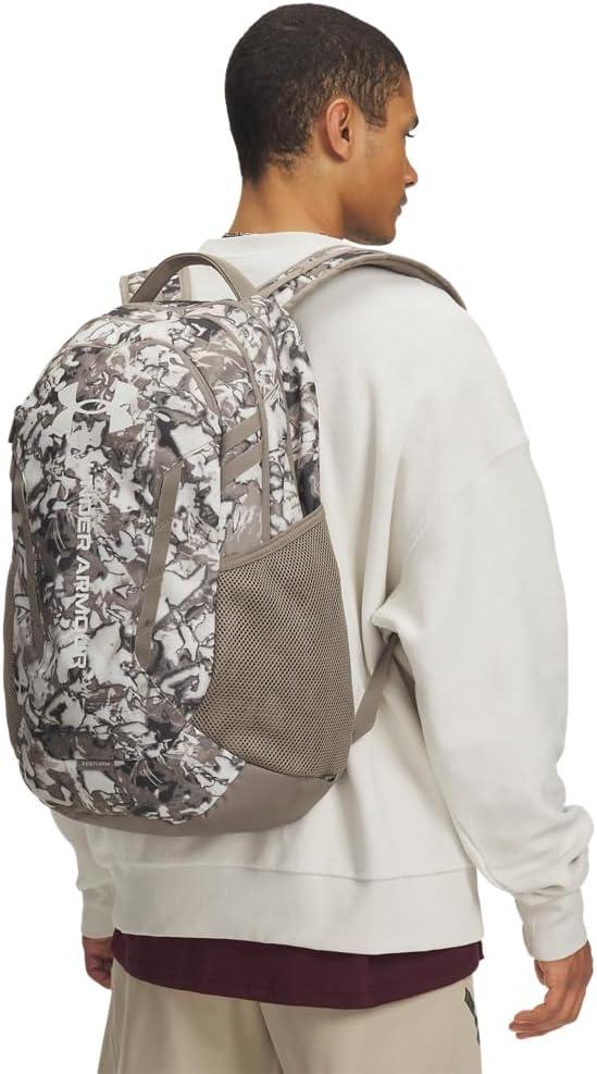 imageUnder Armour UnisexAdult Hustle 60 Backpack 001 BlackBlackMetallic Gold One Size Fits MostTaupe DuskTaupe DuskSummit White