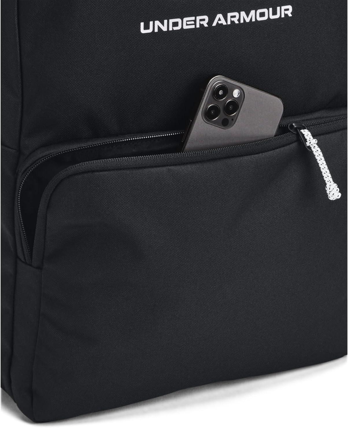 imageUnder Armour UnisexAdult Loudon Backpack 045 Downpour GrayMidnight NavyMetallic Gravel One Size Fits Most001 Black  Black  White