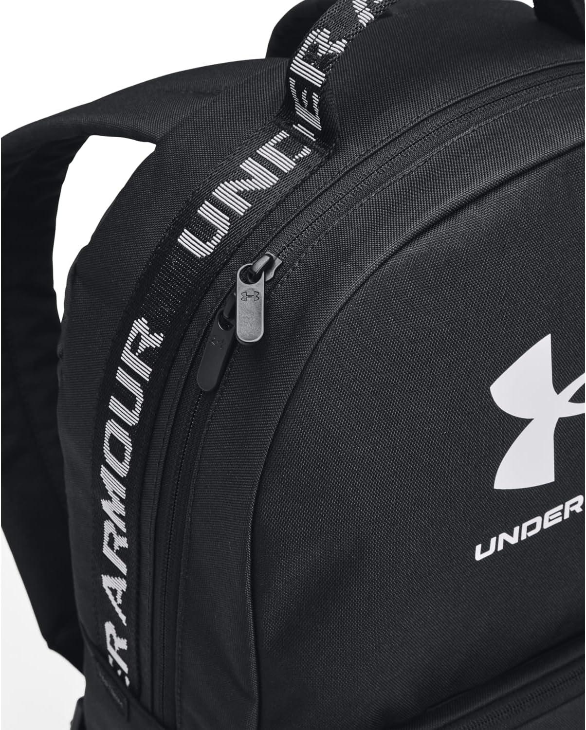 imageUnder Armour UnisexAdult Loudon Backpack 045 Downpour GrayMidnight NavyMetallic Gravel One Size Fits Most001 Black  Black  White