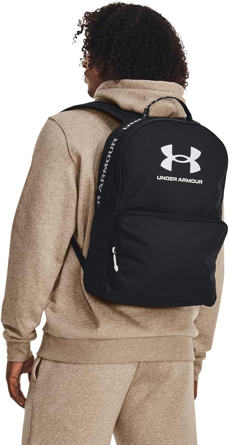 imageUnder Armour UnisexAdult Loudon Backpack 045 Downpour GrayMidnight NavyMetallic Gravel One Size Fits Most001 Black  Black  White