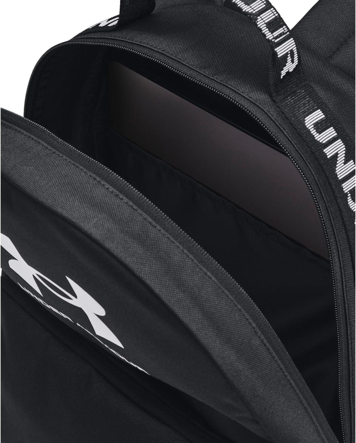 imageUnder Armour UnisexAdult Loudon Backpack 045 Downpour GrayMidnight NavyMetallic Gravel One Size Fits Most001 Black  Black  White