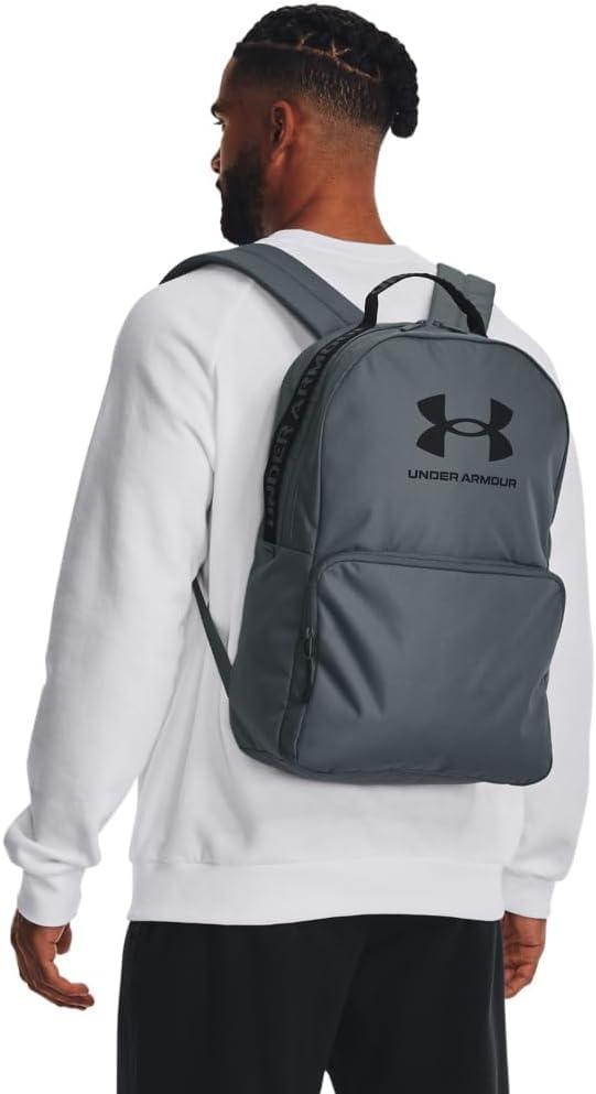 imageUnder Armour UnisexAdult Loudon Backpack 045 Downpour GrayMidnight NavyMetallic Gravel One Size Fits Most003 Gravel   Black