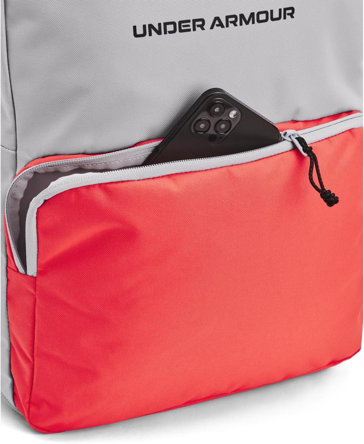 imageUnder Armour UnisexAdult Loudon Backpack 045 Downpour GrayMidnight NavyMetallic Gravel One Size Fits Most014 Halo Gray  Rush Red  Black