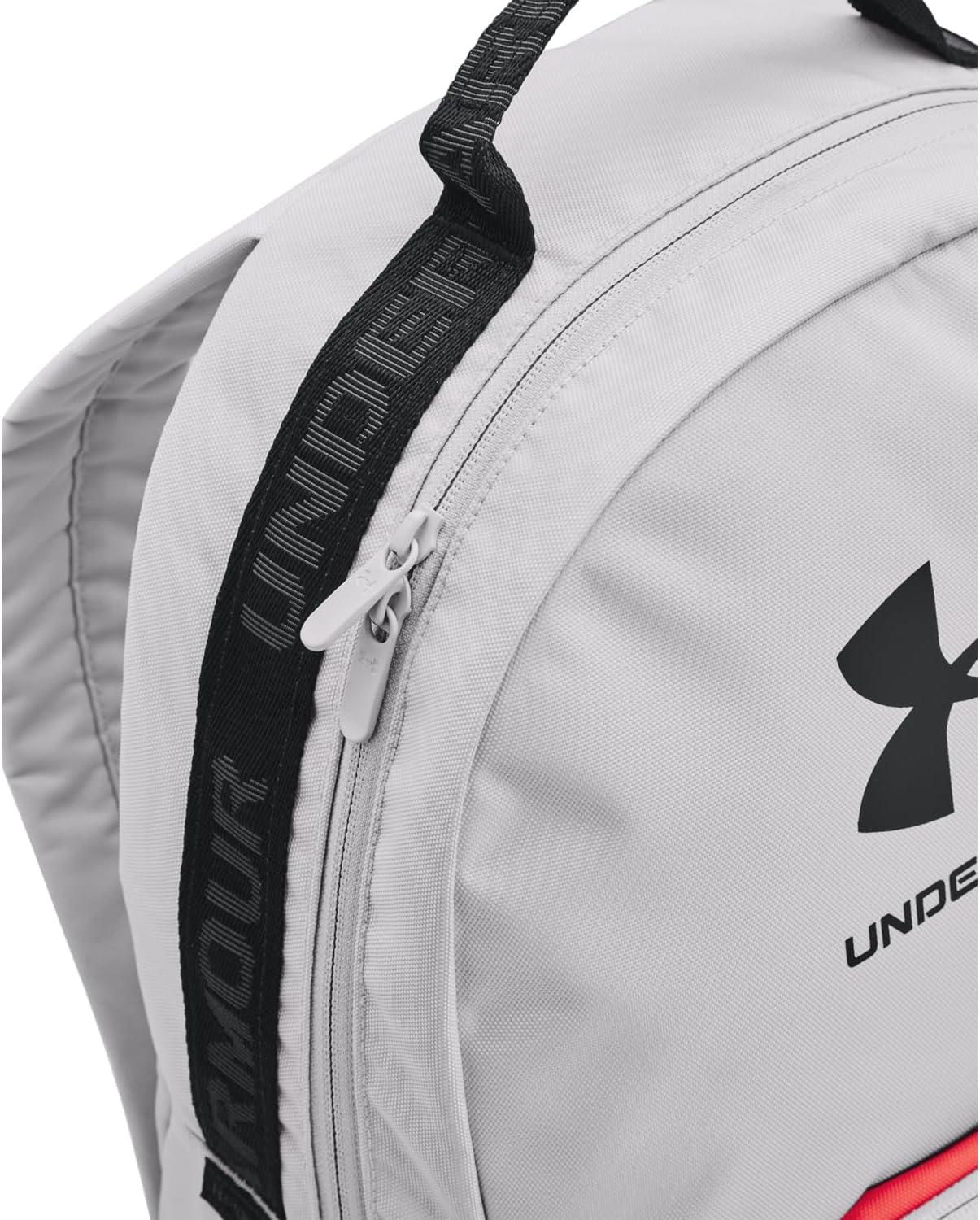 imageUnder Armour UnisexAdult Loudon Backpack 045 Downpour GrayMidnight NavyMetallic Gravel One Size Fits Most014 Halo Gray  Rush Red  Black