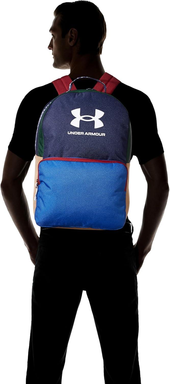 imageUnder Armour UnisexAdult Loudon Backpack 045 Downpour GrayMidnight NavyMetallic Gravel One Size Fits Most410 Midnight Navy  Midnight Navy  White