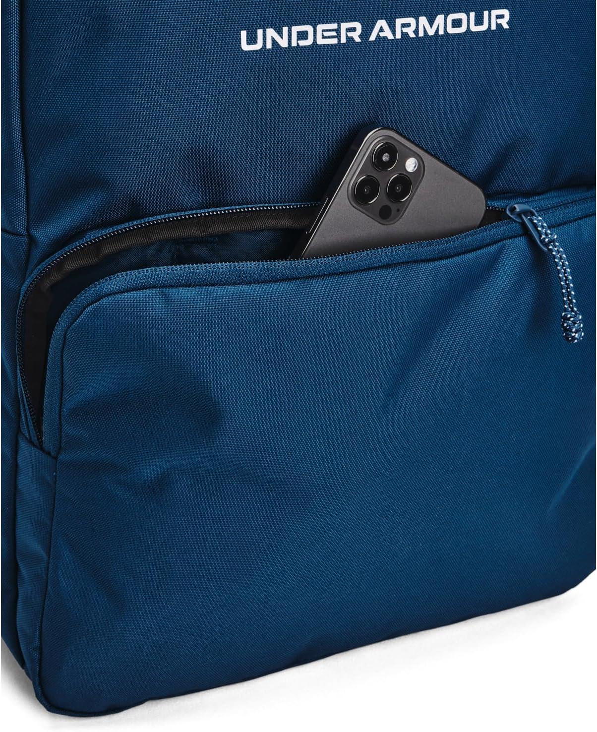 imageUnder Armour UnisexAdult Loudon Backpack 045 Downpour GrayMidnight NavyMetallic Gravel One Size Fits Most426 Varsity Blue  Varsity Blue  White