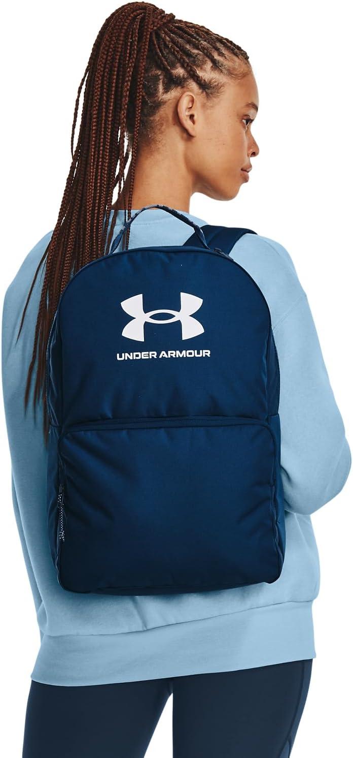 imageUnder Armour UnisexAdult Loudon Backpack 045 Downpour GrayMidnight NavyMetallic Gravel One Size Fits Most426 Varsity Blue  Varsity Blue  White