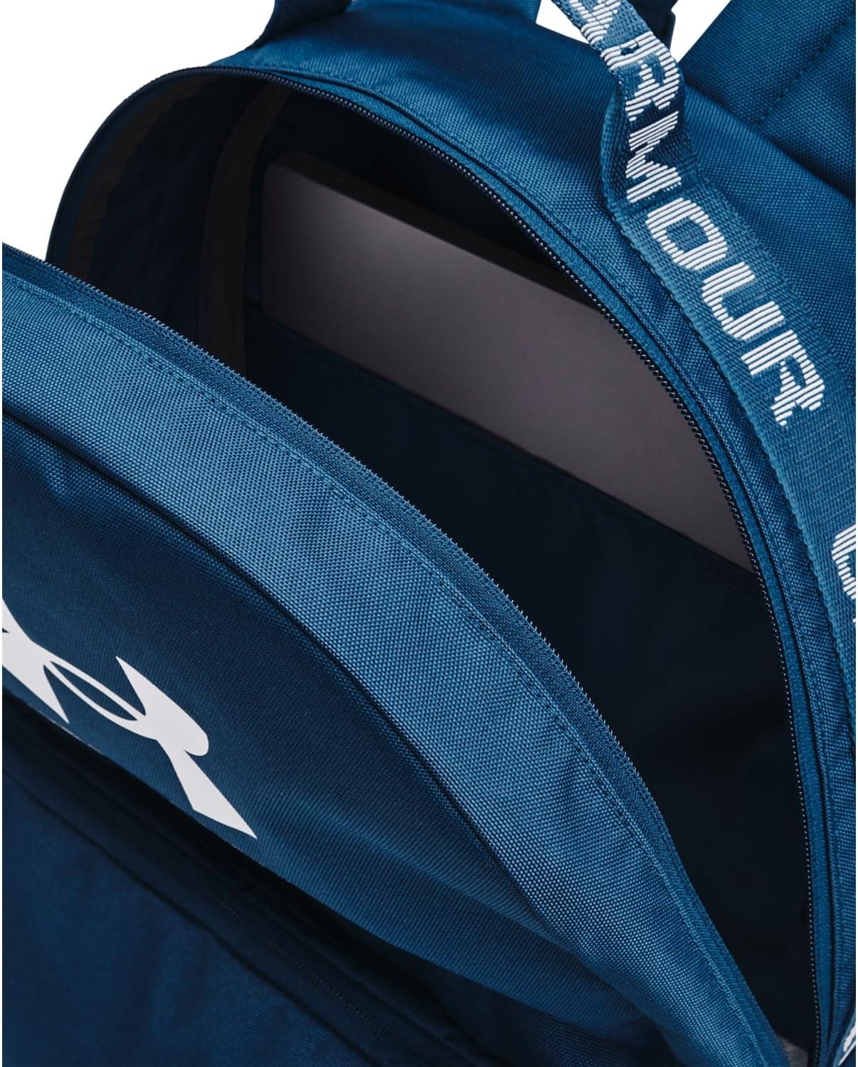 imageUnder Armour UnisexAdult Loudon Backpack 045 Downpour GrayMidnight NavyMetallic Gravel One Size Fits Most426 Varsity Blue  Varsity Blue  White