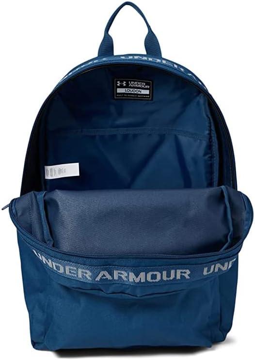 imageUnder Armour UnisexAdult Loudon Backpack 045 Downpour GrayMidnight NavyMetallic Gravel One Size Fits Most437 Petrol Blue  Petrol Blue  Tin