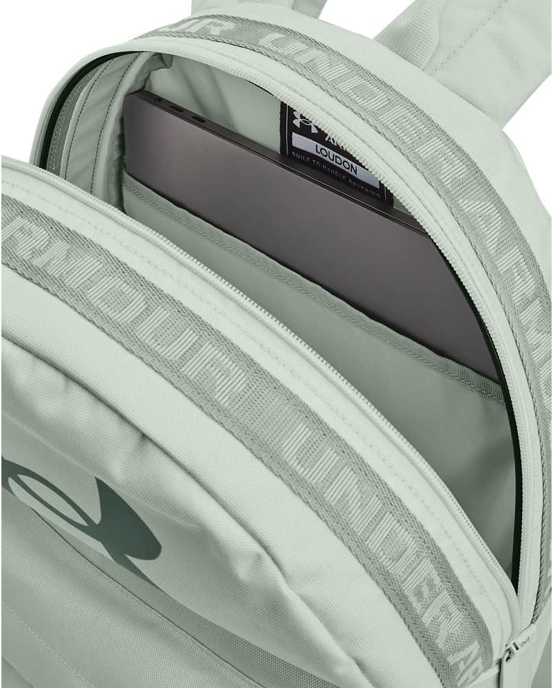 imageUnder Armour UnisexAdult Loudon Backpack 045 Downpour GrayMidnight NavyMetallic Gravel One Size Fits Most592 Illusion Green  Illusion Green  Opal Green