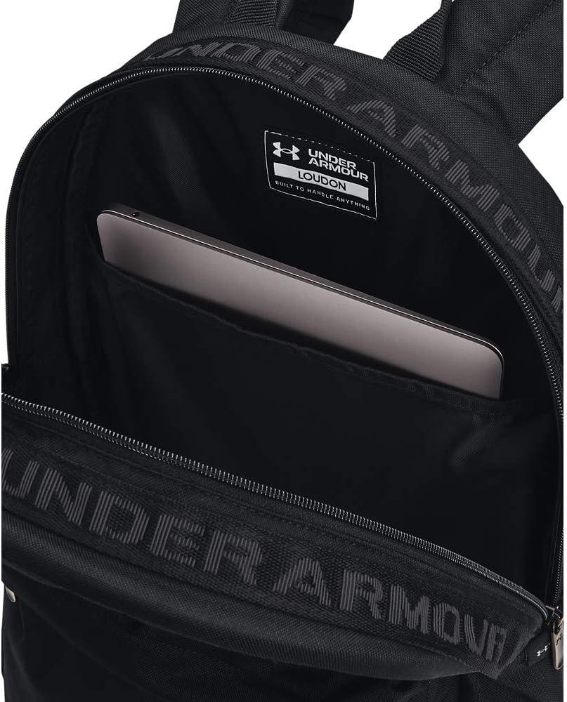 imageUnder Armour UnisexAdult Loudon Backpack 045 Downpour GrayMidnight NavyMetallic Gravel One Size Fits MostBlack 003Jet Gray