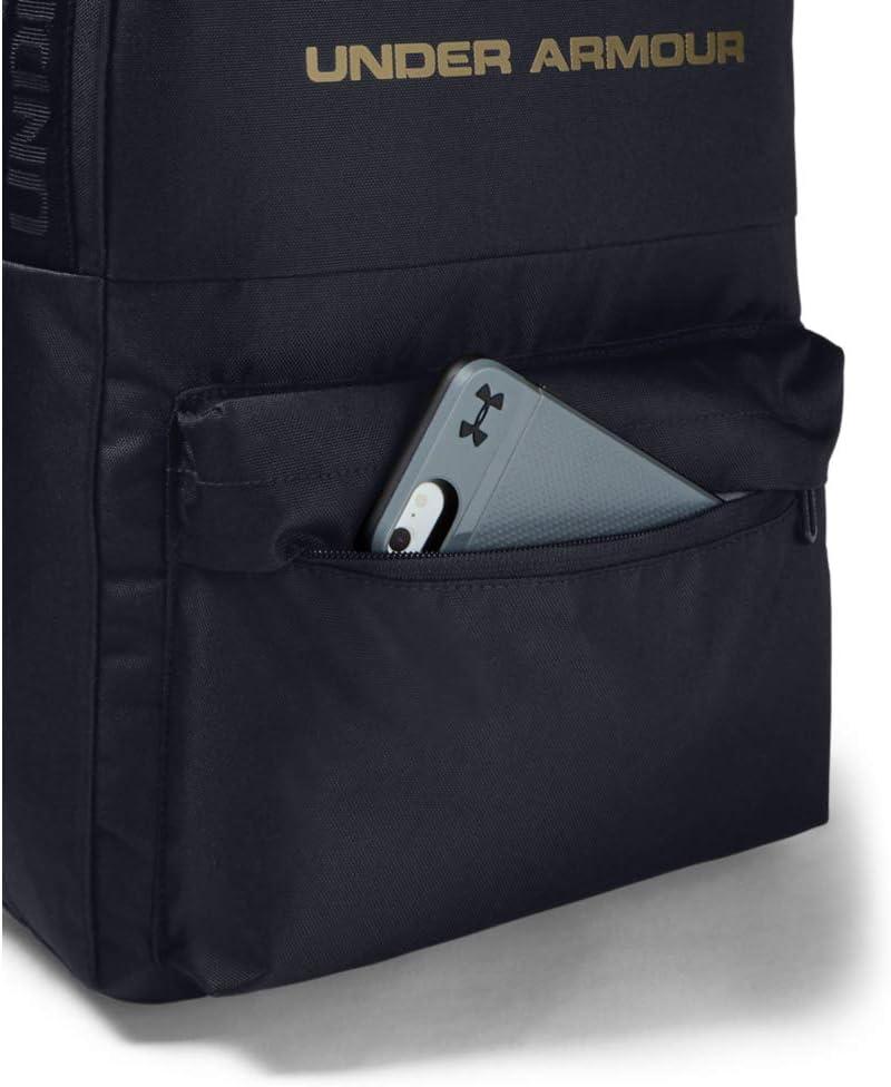 imageUnder Armour UnisexAdult Loudon Backpack 045 Downpour GrayMidnight NavyMetallic Gravel One Size Fits MostBlack 004Metallic Gold Luster