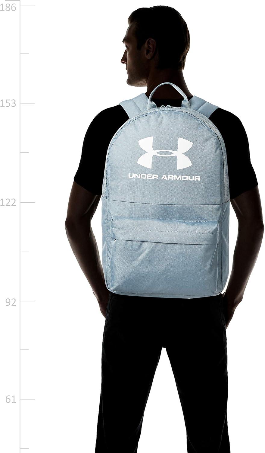 imageUnder Armour UnisexAdult Loudon Backpack 045 Downpour GrayMidnight NavyMetallic Gravel One Size Fits MostHushed Turquoise 396Onyx White