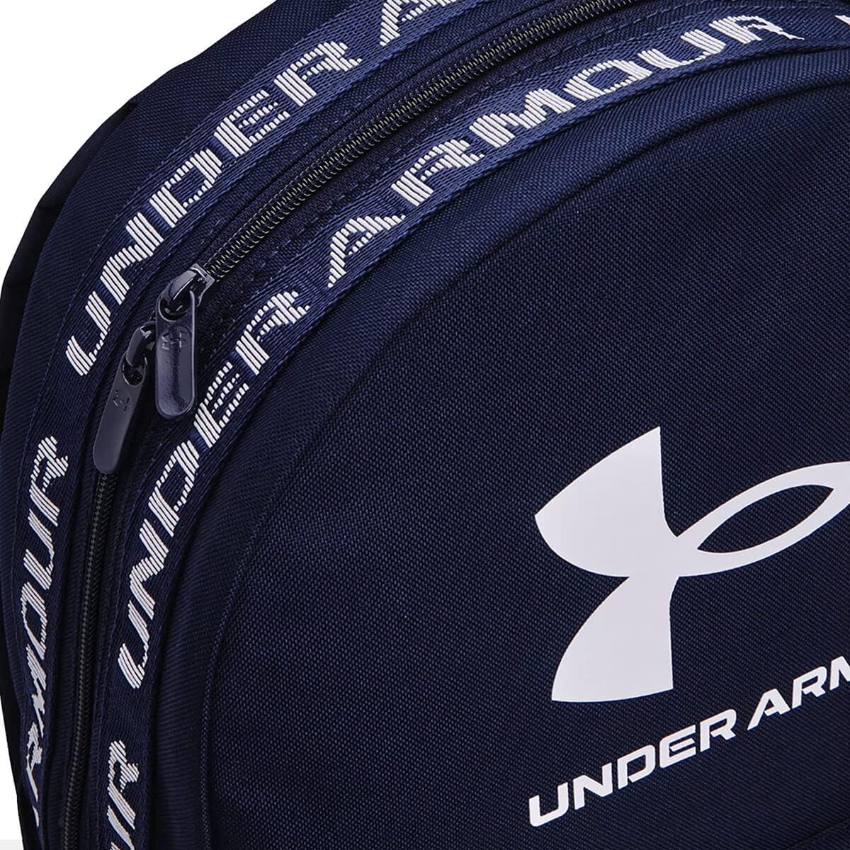 imageUnder Armour UnisexAdult Loudon Backpack 045 Downpour GrayMidnight NavyMetallic Gravel One Size Fits MostMidnight Navy 410White