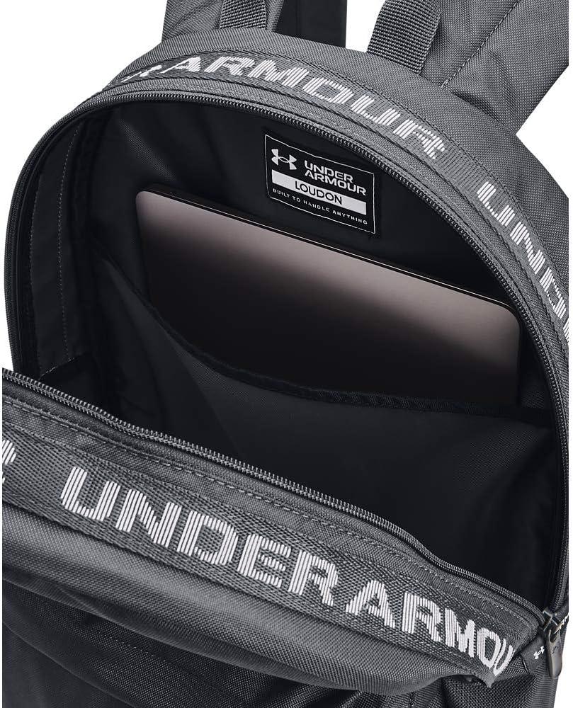 imageUnder Armour UnisexAdult Loudon Backpack 045 Downpour GrayMidnight NavyMetallic Gravel One Size Fits MostPitch Gray 013Halo Gray