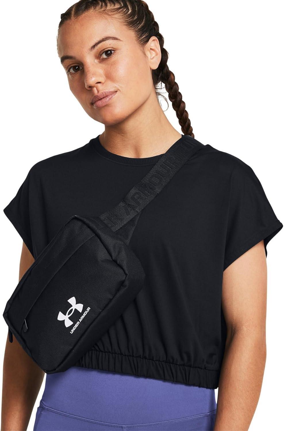 imageUnder Armour UnisexAdult Loudon Lite Waistband Crossbody001 Black   White