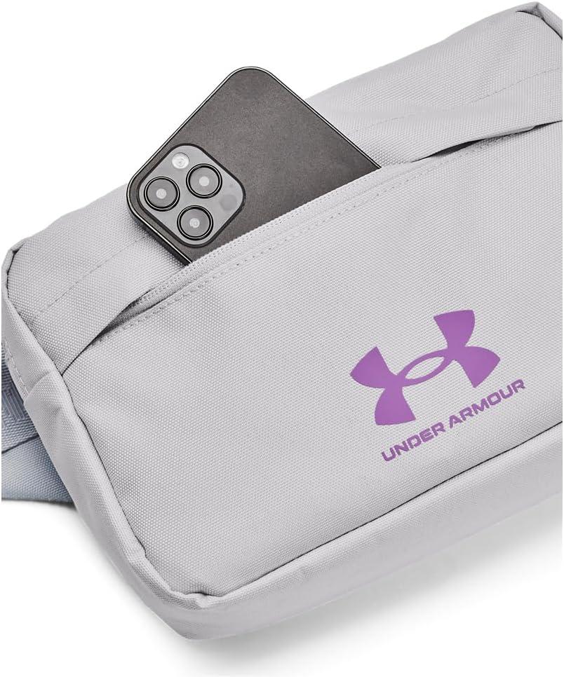 imageUnder Armour UnisexAdult Loudon Lite Waistband Crossbody014 Halo Gray  Castlerock  Provence Purple