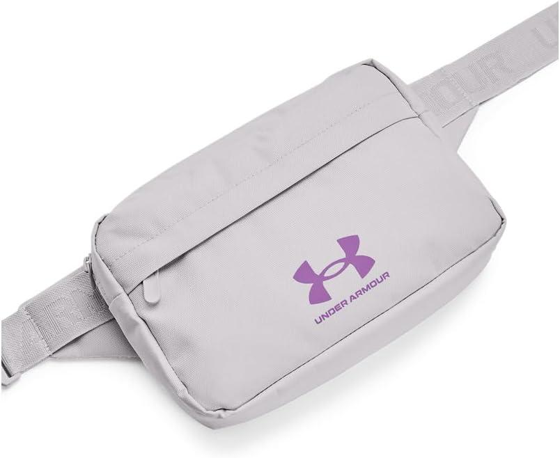 imageUnder Armour UnisexAdult Loudon Lite Waistband Crossbody014 Halo Gray  Castlerock  Provence Purple